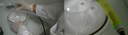 PDMS復(fù)制：PDMS脫氣去除氣泡