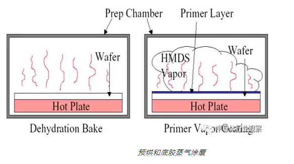 預(yù)烘和底膠蒸汽涂覆