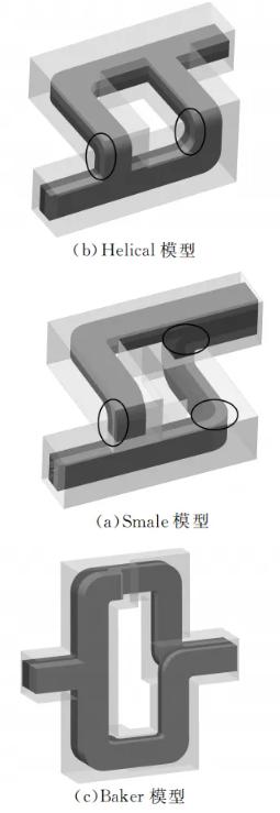 圖４分合式通道流動(dòng)混合示意圖